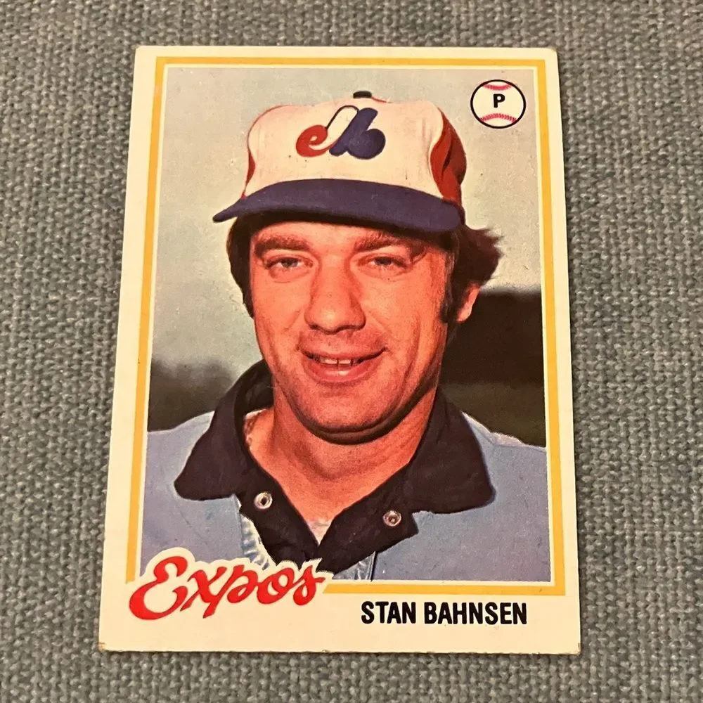 1978 Topps Montreal Expos Baseball Card Trading Card